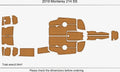 EVA Pads for Monterey 214 SS (2019) - Teak Faux Flooring Mats