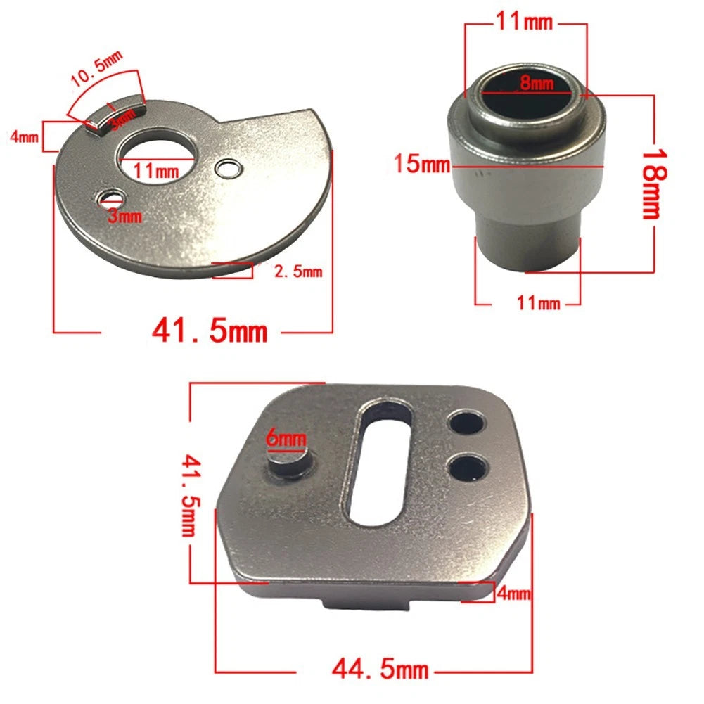 3PCS Chainsaw Chain Tensioner Adjuster Block 41x44mm