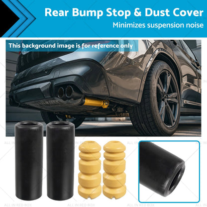2X Rear Bump Stop & Dust Cover for BMW X3 E83 (2003–2010)