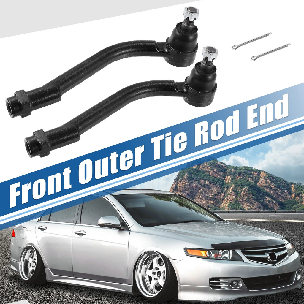 2pc Front Outer Tie Rod End Links Replacement for Hyundai Kia (2005–2020)