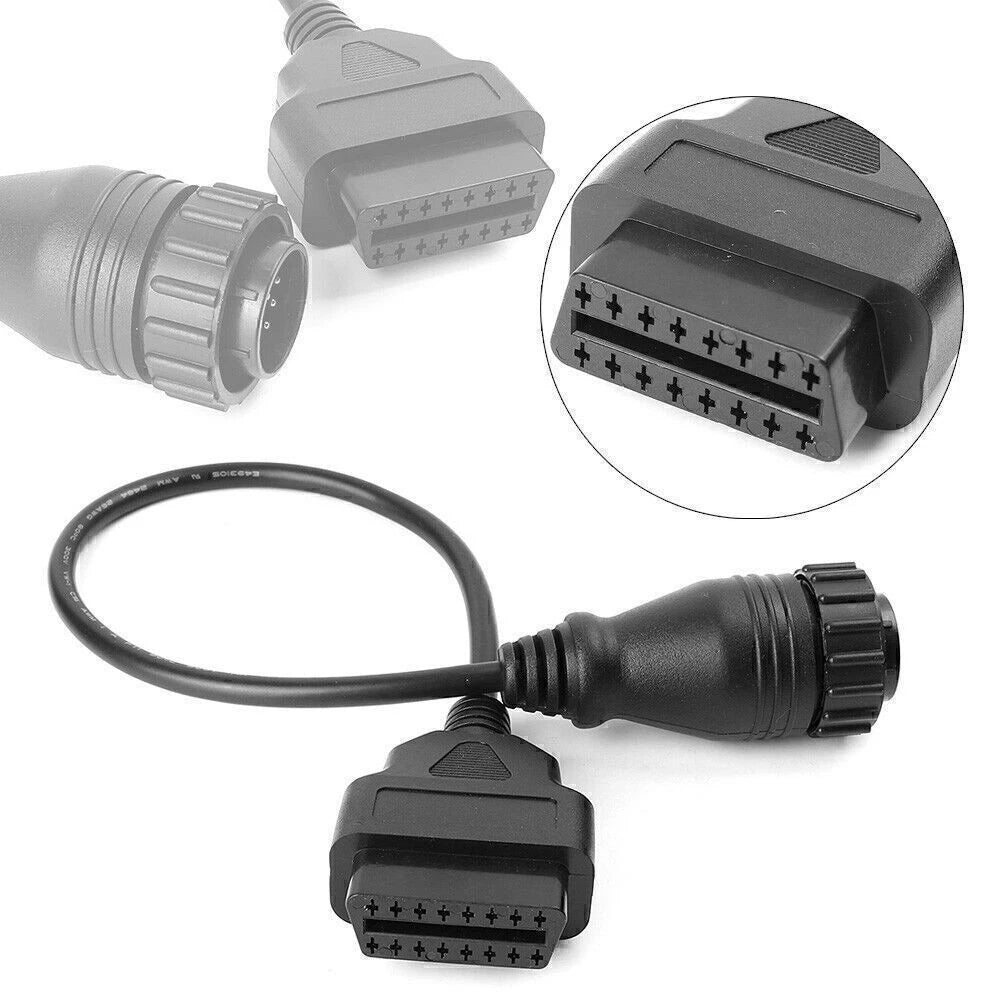 14-Pin to 16-Pin OBD2 Diagnostic Adapter Cable for Mercedes Benz