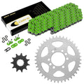 Drive Chain and Sprocket Kit Replacement for Suzuki LT230E Quadrunner 86–93