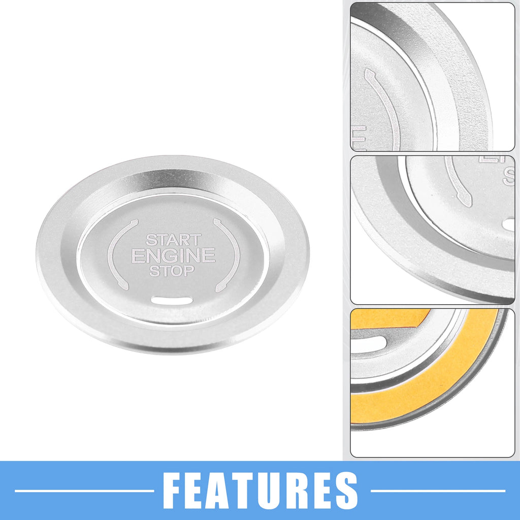Engine Start Ignition Button Cover Trim for Cadillac CT4 XT4 XT6 CT5 (2020–2023)