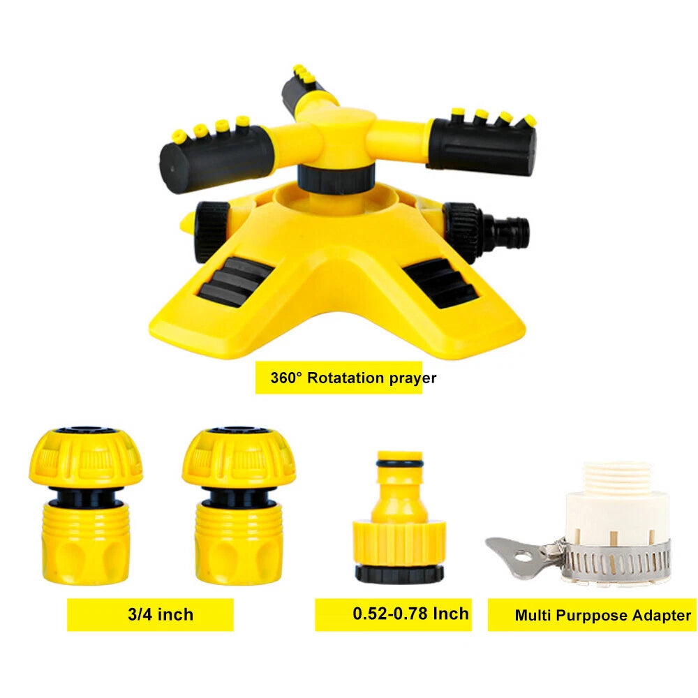 Lawn Sprinkler for Automatic Garden Irrigation Rotation (360 Degrees)