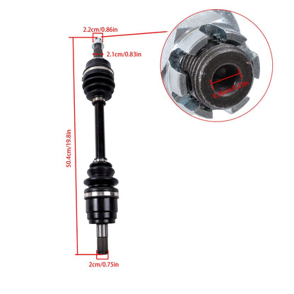 Front Left CV Axle Drive Shaft for Honda Foreman 500, Rubicon 500, Rincon 680 (2005–2021)