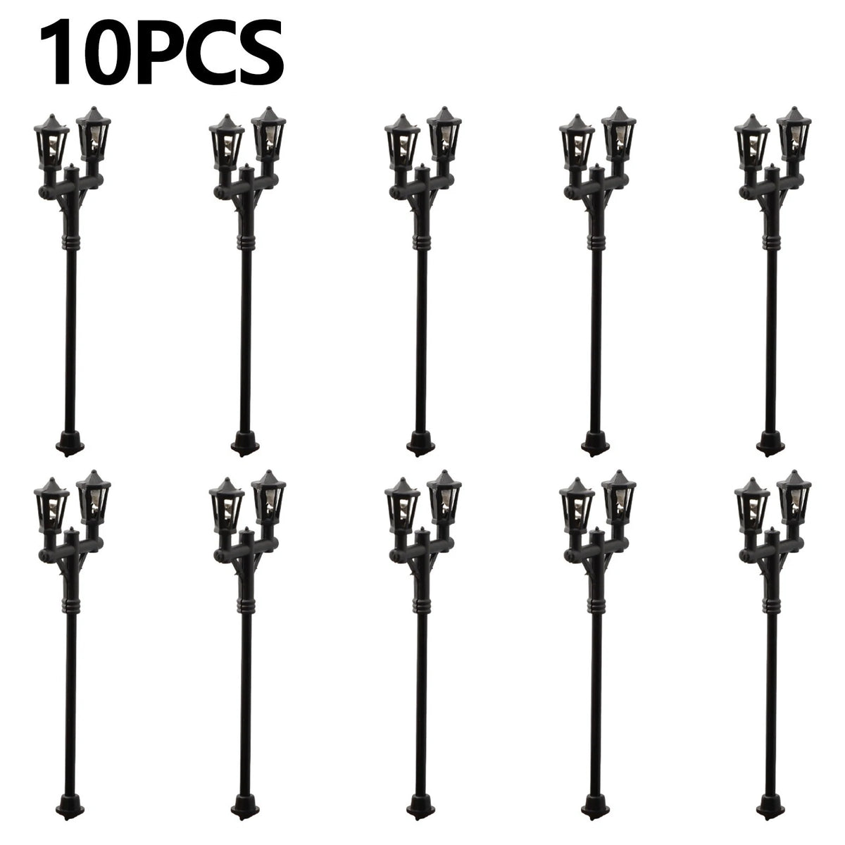 10Pcs Model Street Lights for Courtyard