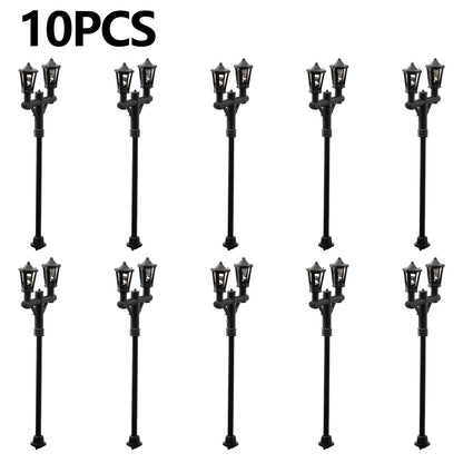 10Pcs Model Street Lights for Courtyard