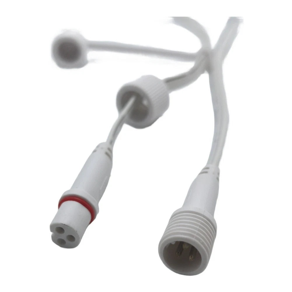 3 Pin Extension Power Cord for Outdoor String Lights (300mm)