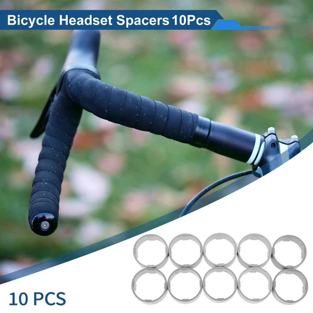 Headset Spacers 15mm Replacement for 1-1/8" Fork Tube (10 Pack) (2000–2000)