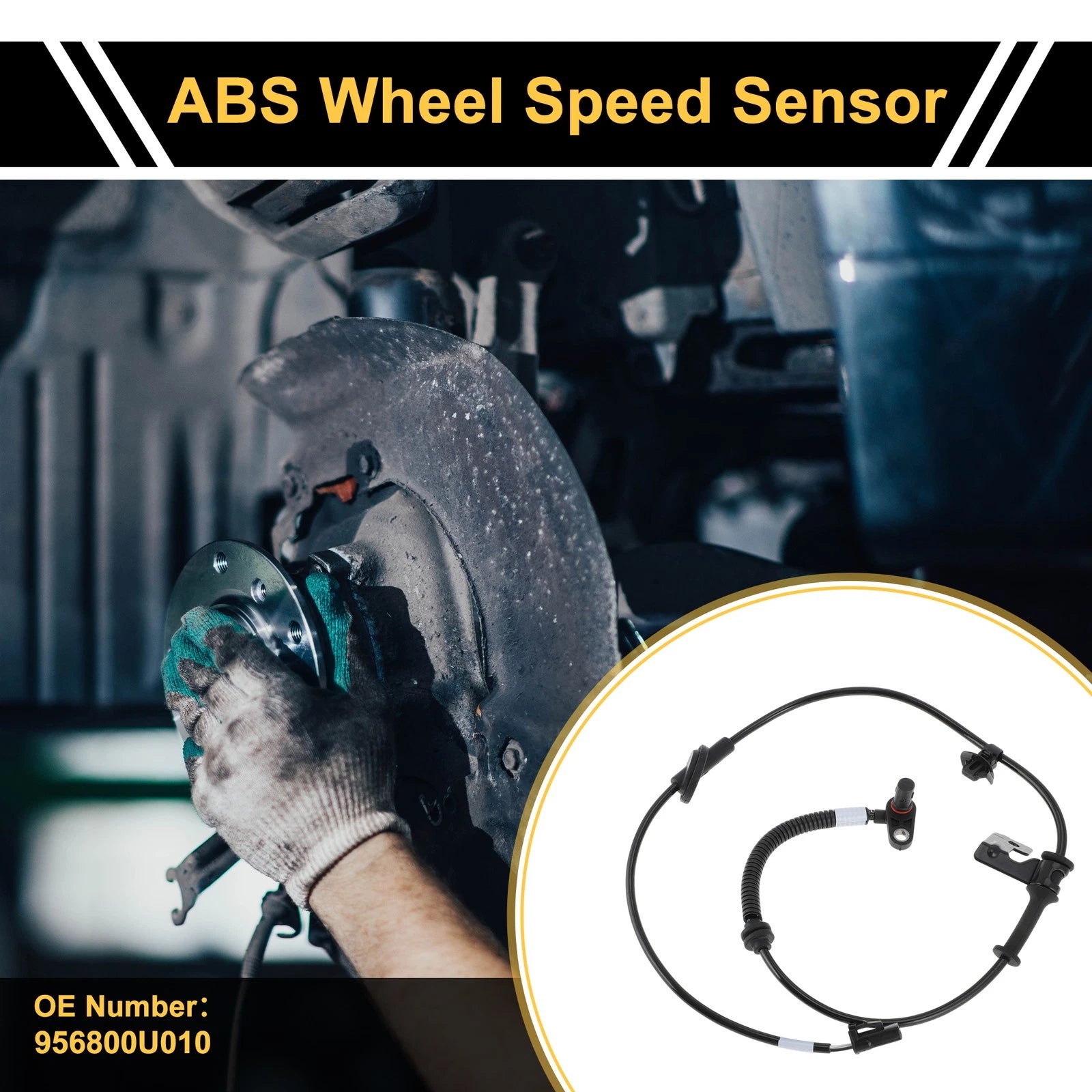 ABS Wheel Speed Sensor Rear Left Replacement for Hyundai Verna (2010–2018)