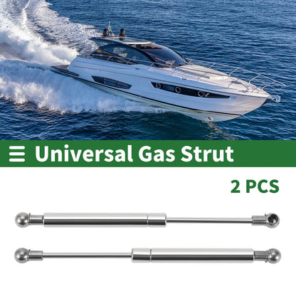 2Pcs 10 Inch Marine Gas Struts for Various Applications (Stainless Steel)