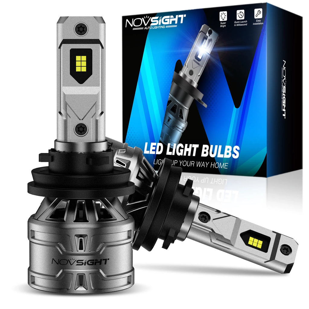 2X 9005/HB3 LED Headlight Bulbs for NOVSIGHT (6500K)