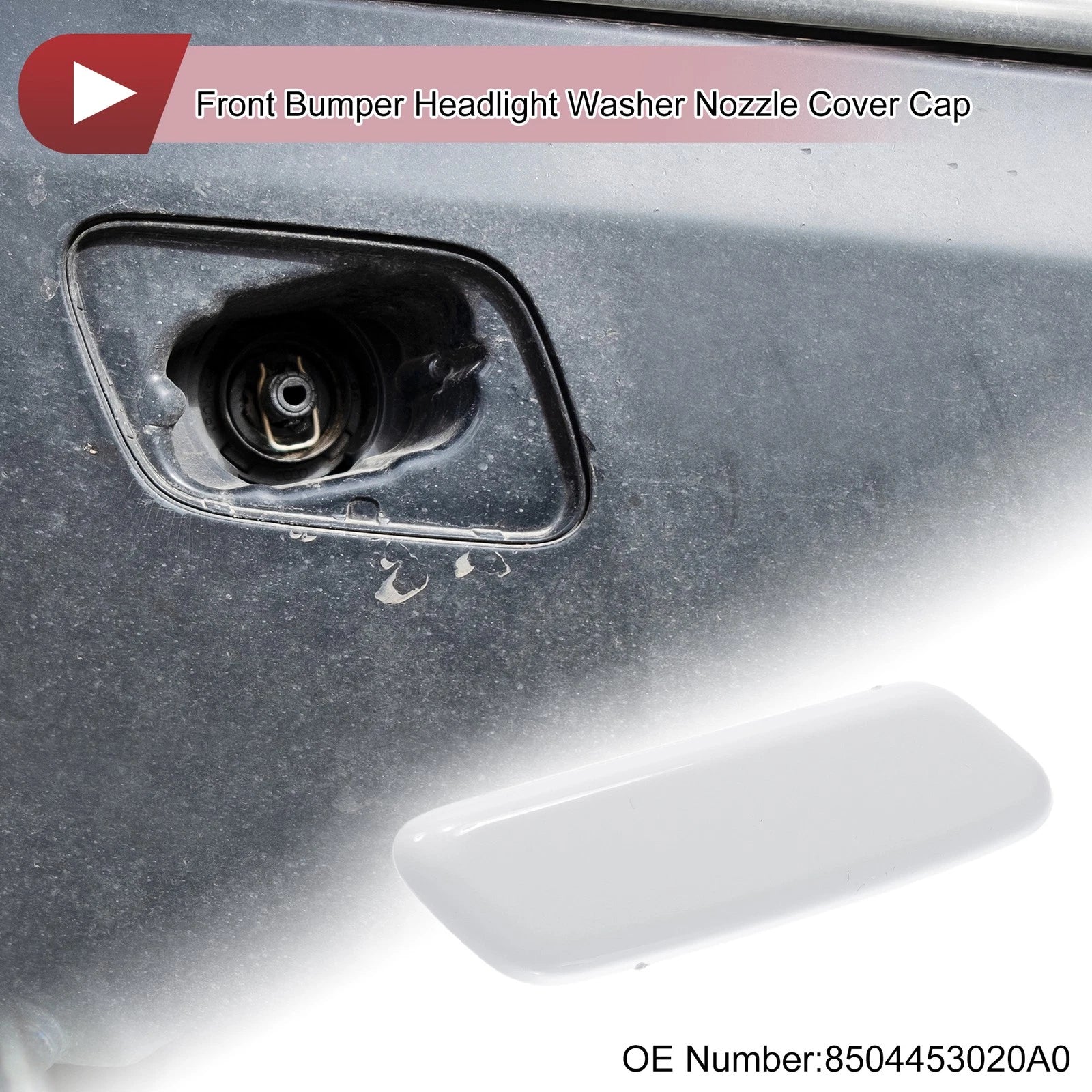 Front Right Washer Nozzle Cover Cap Replacement for Lexus IS (2008-2010)