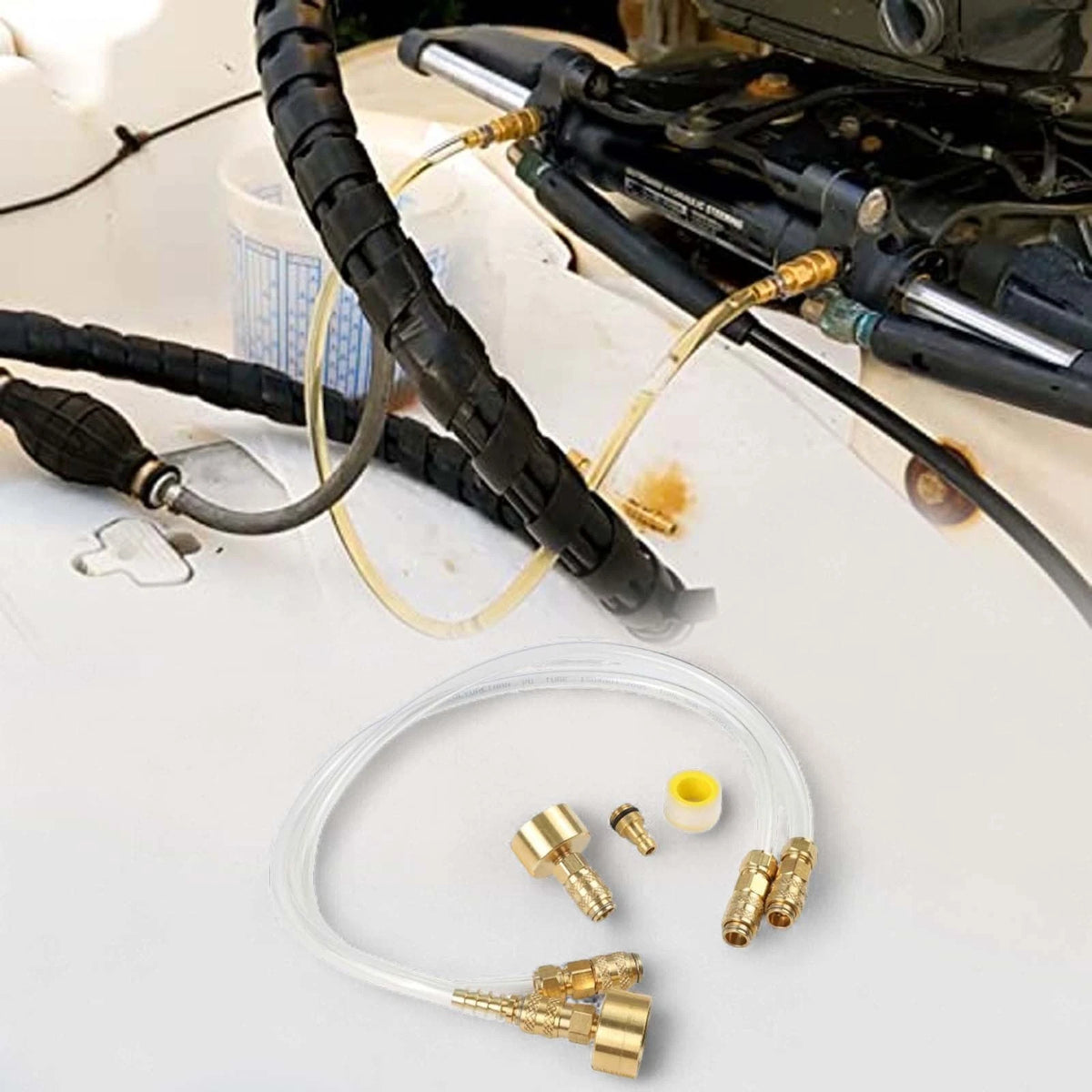 Seastar Hydraulic Steering Refilling and Bleeding Kit for