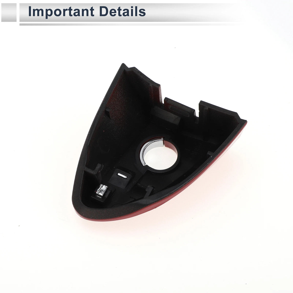 Front Left Door Handle Lock Cylinder Cover for Toyota Corolla (2014–2018) Red