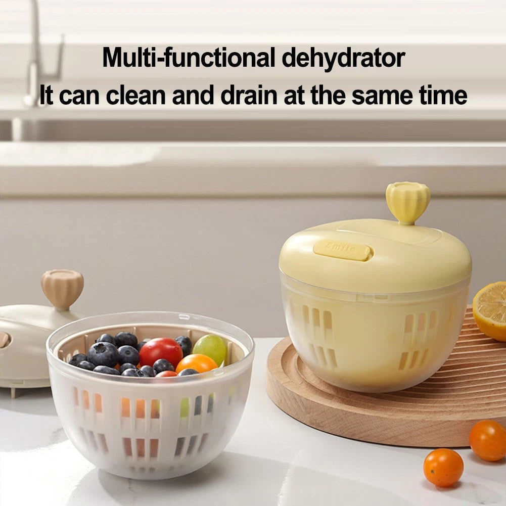 Salad Spinner for Efficient Vegetable Washing and Drying
