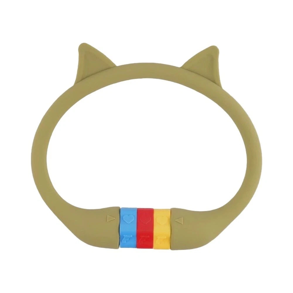 Cat Ear Bike Lock 3-Digit Password Zinc Alloy Core 37cm Cable