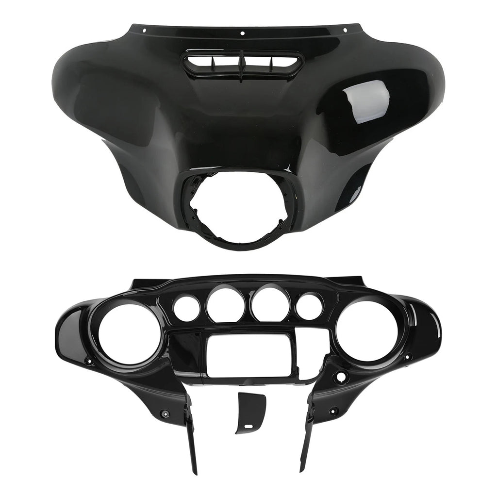 Inner & Outer Batwing Fairings for Harley Electra Glide (2014–2023) Vivid Black