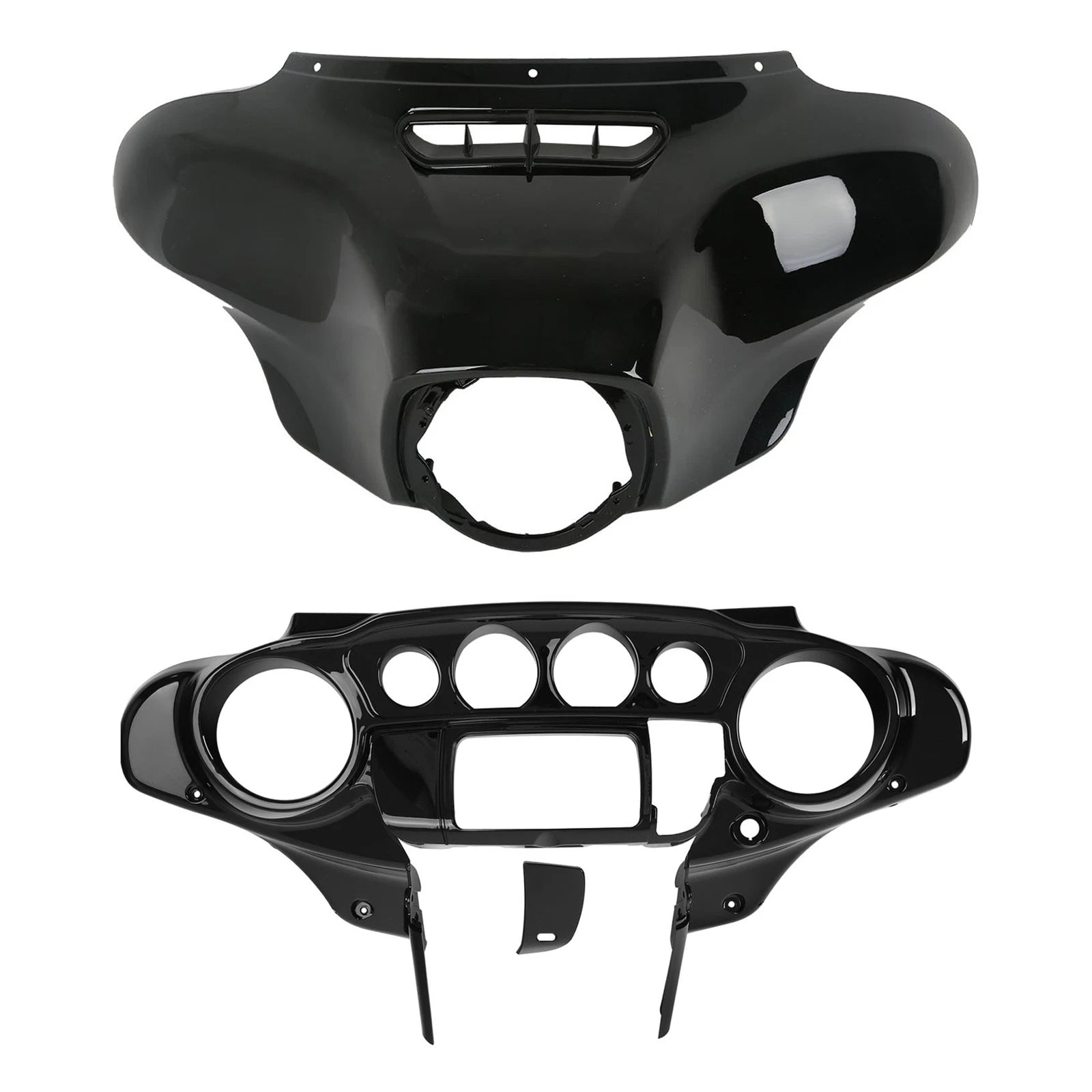 Inner & Outer Batwing Fairings for Harley Electra Glide (2014–2023) Vivid Black