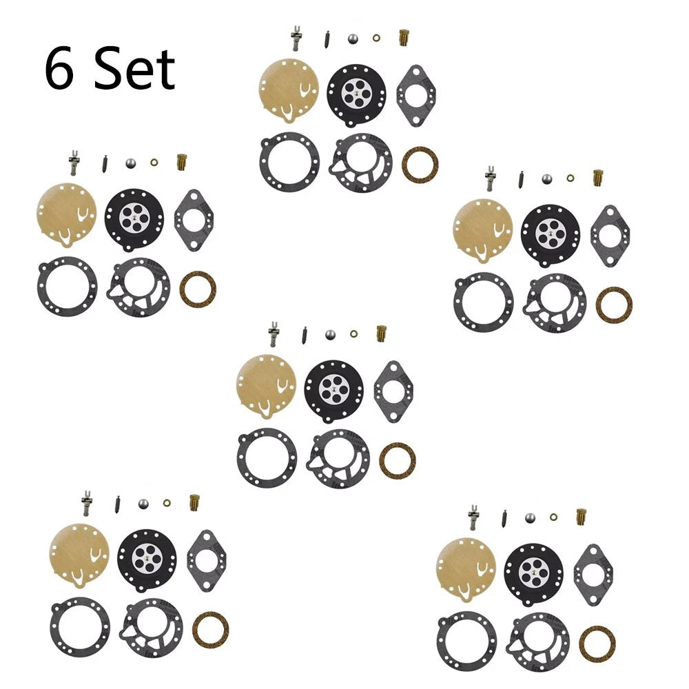 Set of 6 Carburetor Gasket Kit for Tillotson RK-114HL HL Series