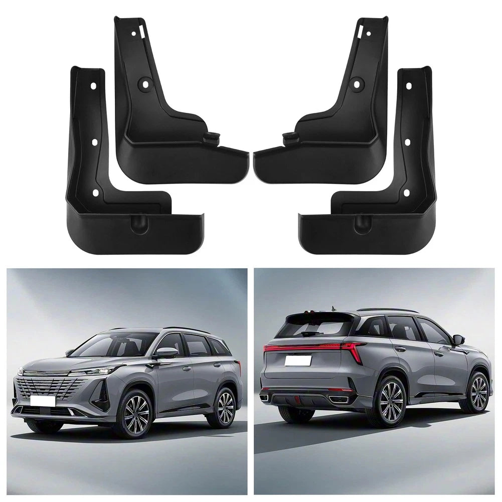 4pcs Mud Flaps for Changan CS75 PLUS 2023 2024 2025 Front and Rear Wheel Guards