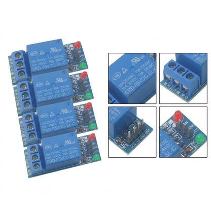 5pcs Single Channel Relay Module Board Shield for Automotive Applications