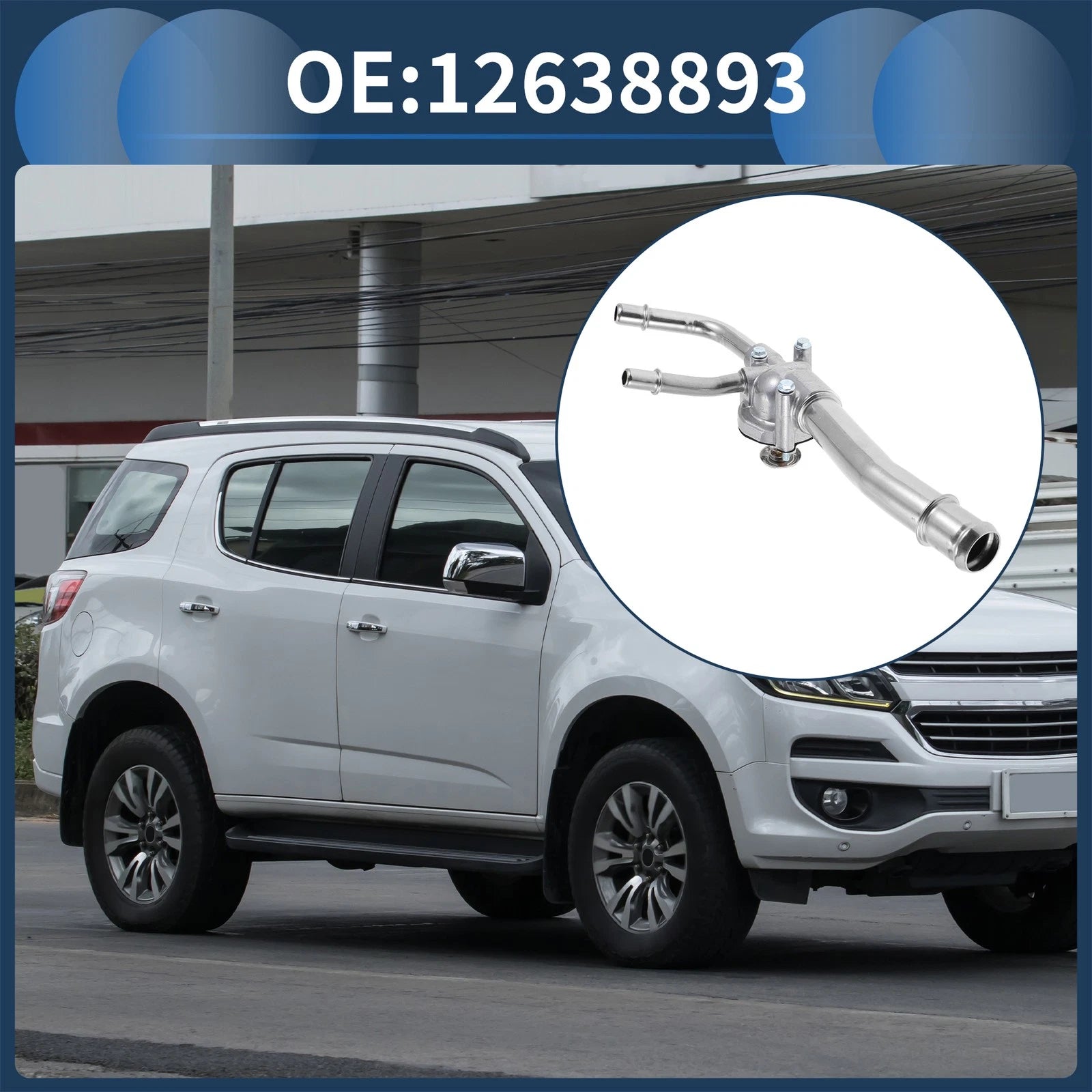 Engine Coolant Thermostat Housing Assembly for Chevrolet Traverse 3.6L (2009–2017)