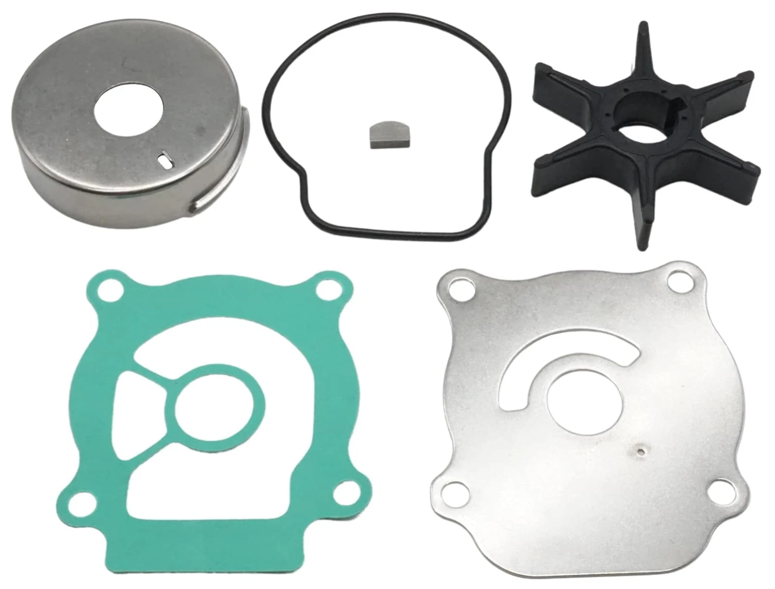 Outboard Water Pump Impeller & Plate for Suzuki 4-S (17461-96312, 17472-96303)