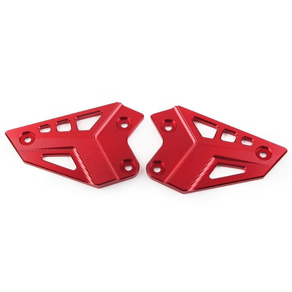 2X CNC Footrest Rear Set Heel Plates Guard Protector for Kawasaki Z900 (2017–2023)