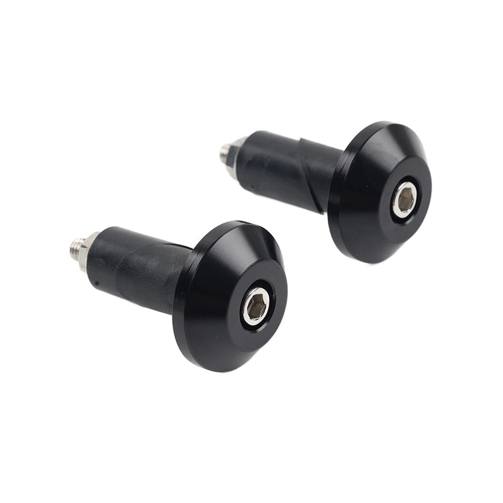 2X Black Motorcycle 7/8'' 1'' Handlebar Grips for