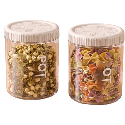 Airtight Storage Container for Quick Identification (Clear Visibility Design)