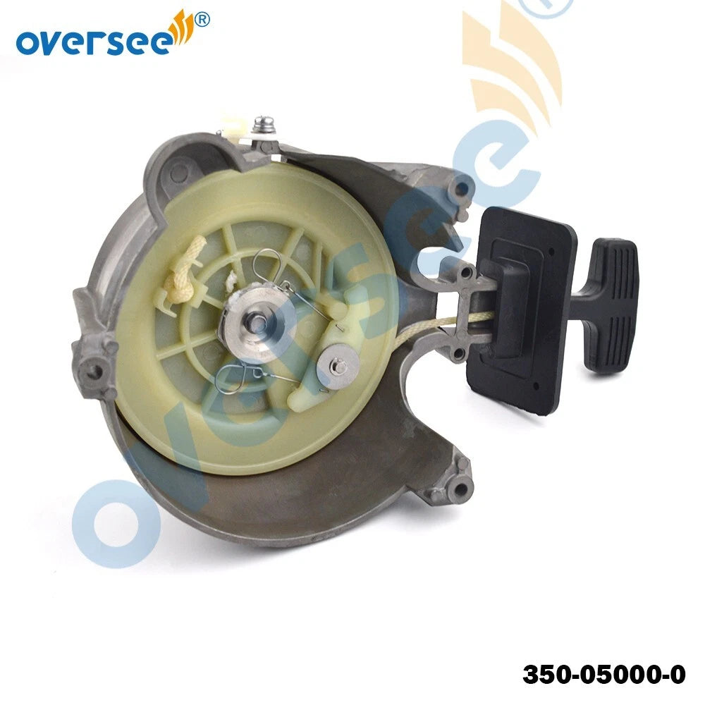 Recoil Starter Assy 350-05000-0 for Yamaha 2T 15/18HP Outboard