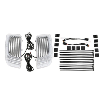 Fairing Lower Grilles LED Turn Signals for Harley Street Road Glide (2014–2023)
