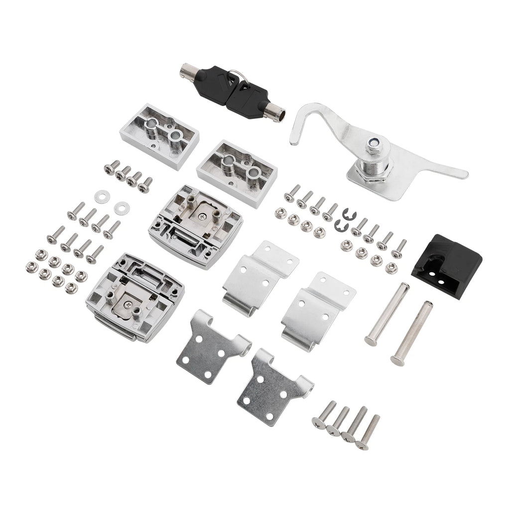 Trunk Hardware Latches Hinges Lock for Harley Touring Electra Glide (1988–2013)