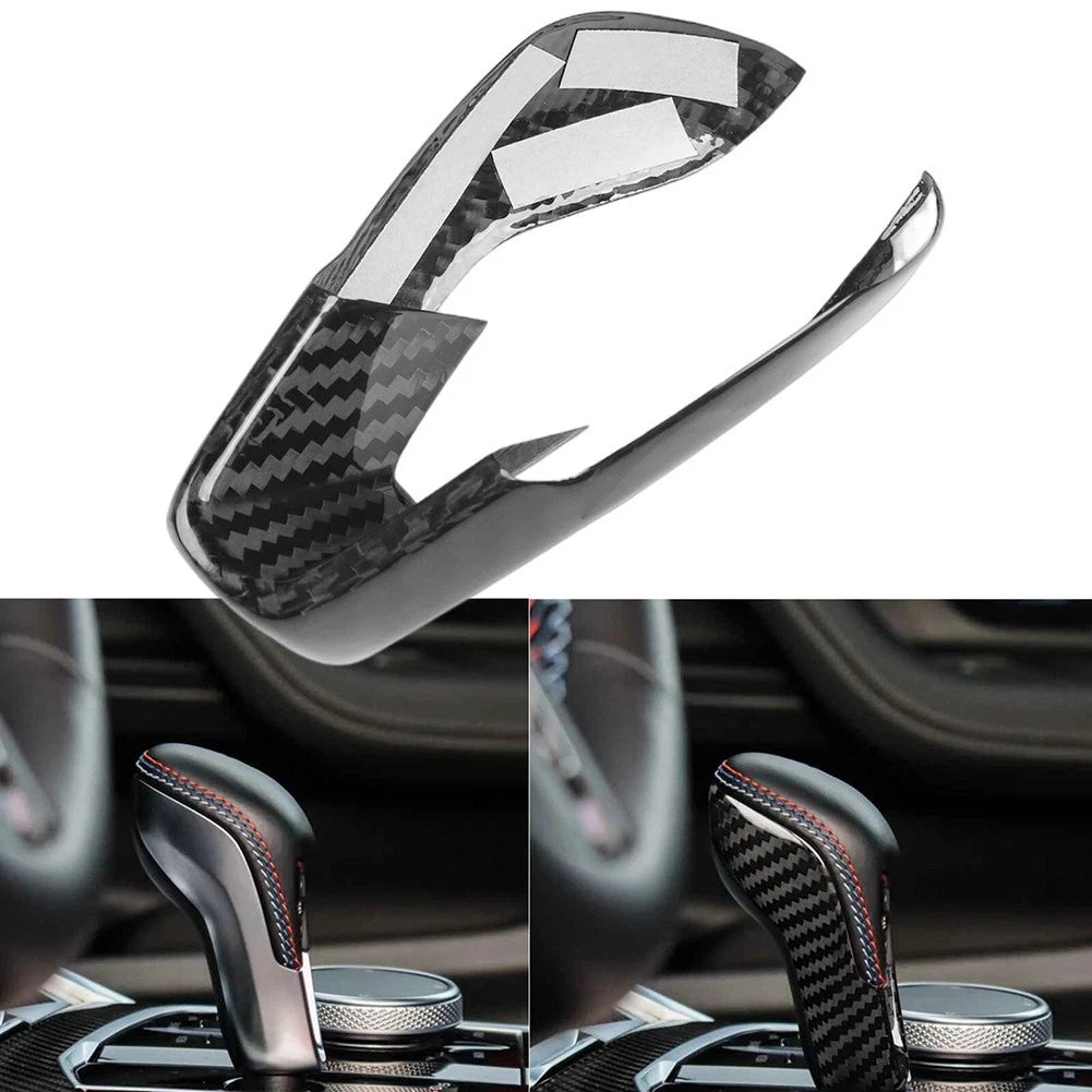 Carbon Fiber Trim Carbon Fiber Gear Shift Easy Installation Auto Accessory