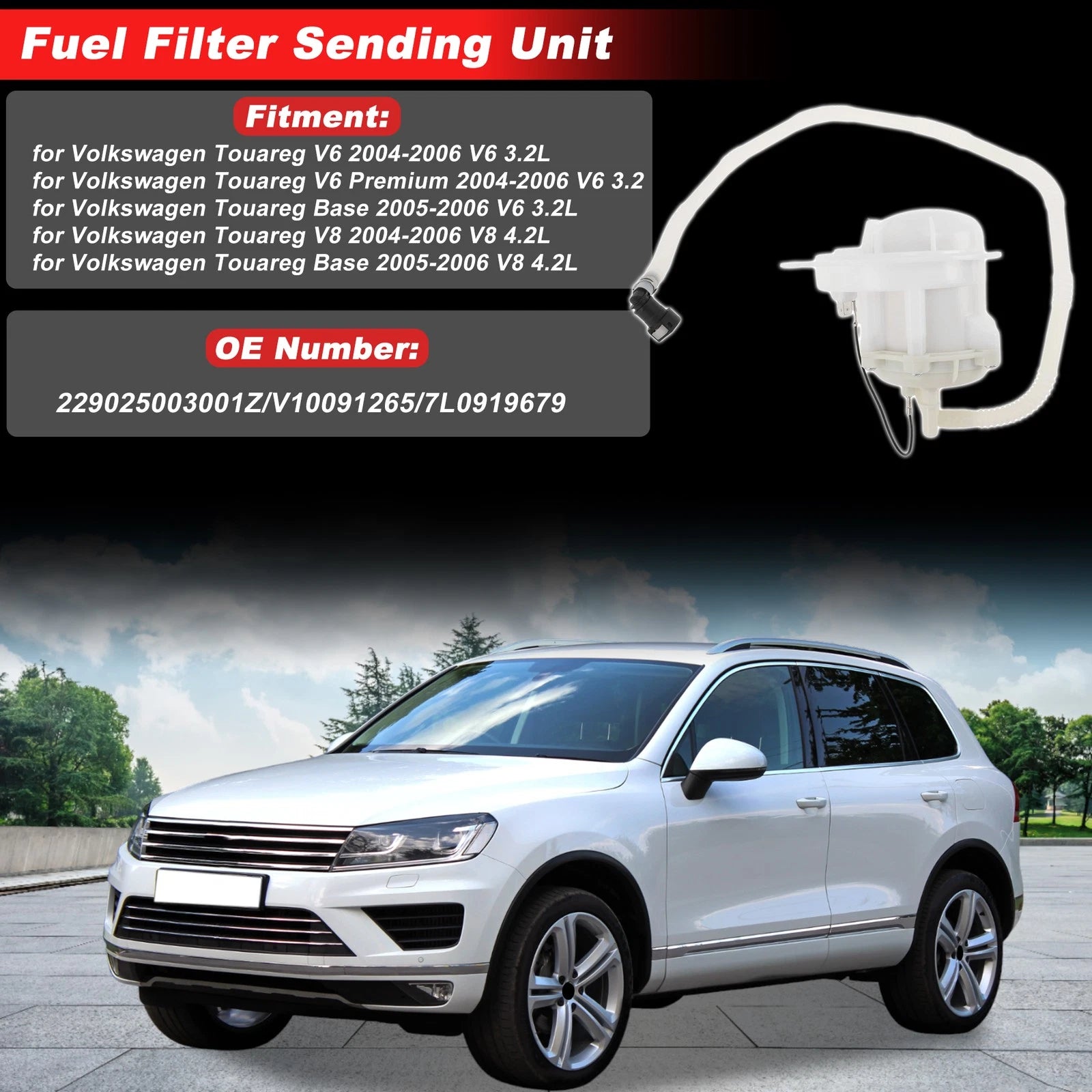Fuel Filter Replacement for Volkswagen Touareg V6 (2004–2006)