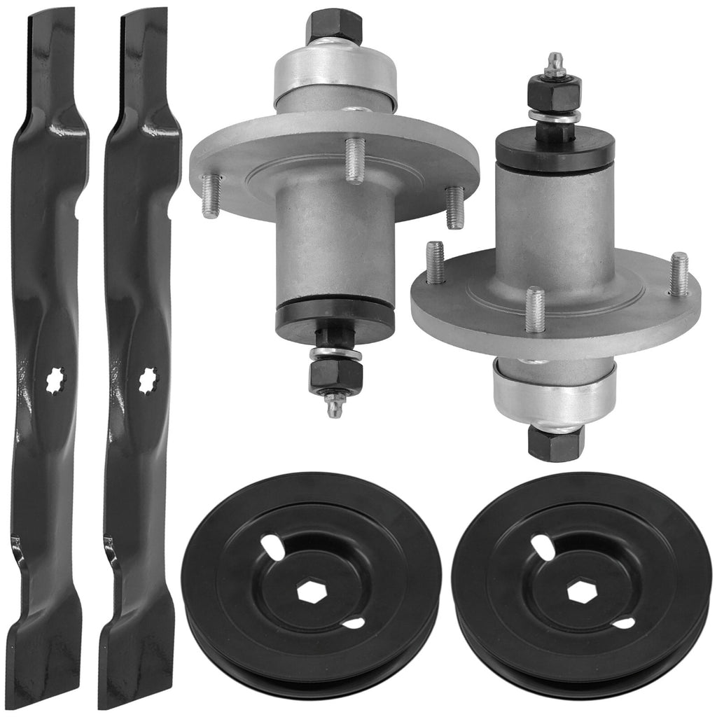 Deck Spindle with Blade Pulley for John Deere X304 X310 42 Inch (2004–2013)