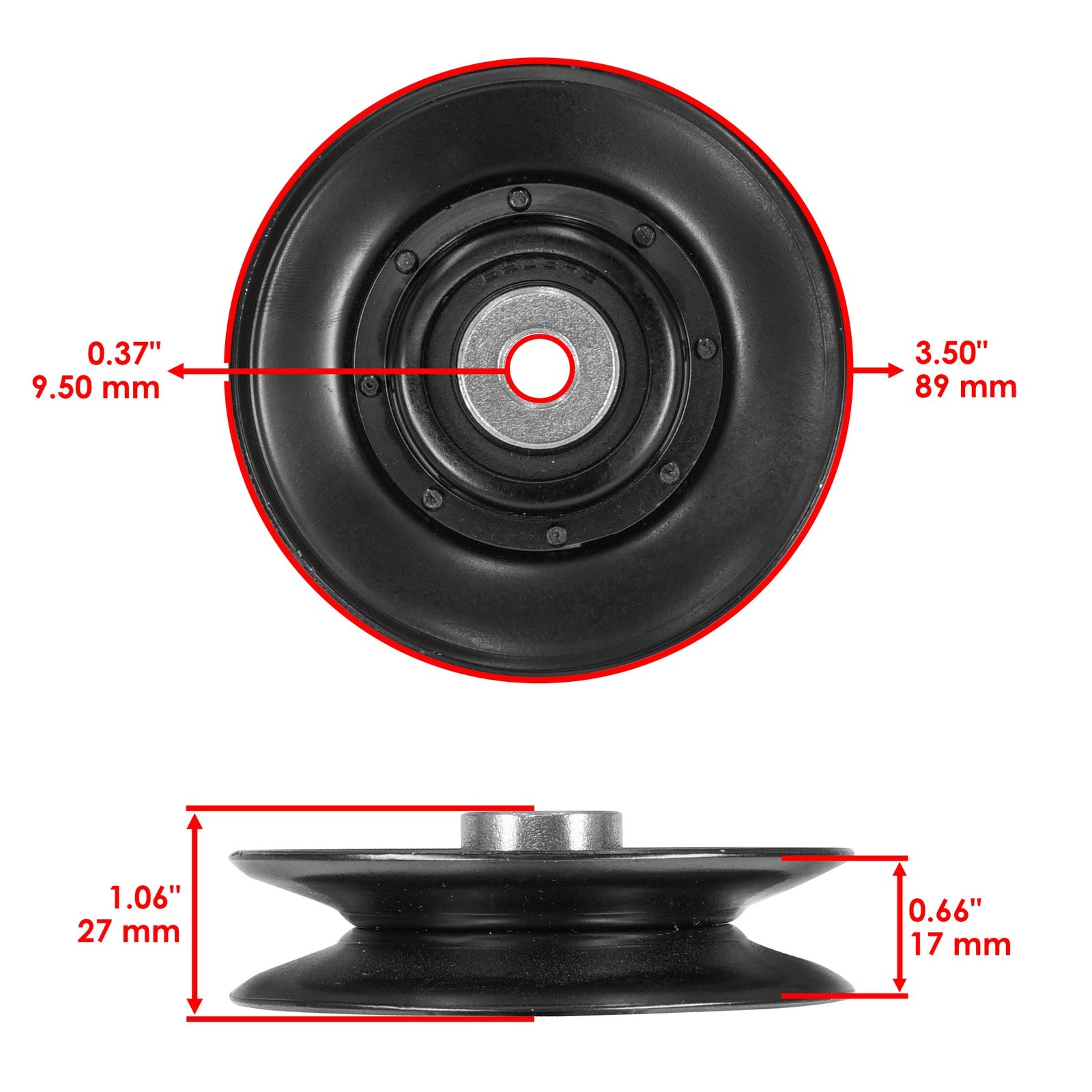 Idler Pulley Replacement for Husqvarna LT140 LT1538 LT16542 (2000–2006)