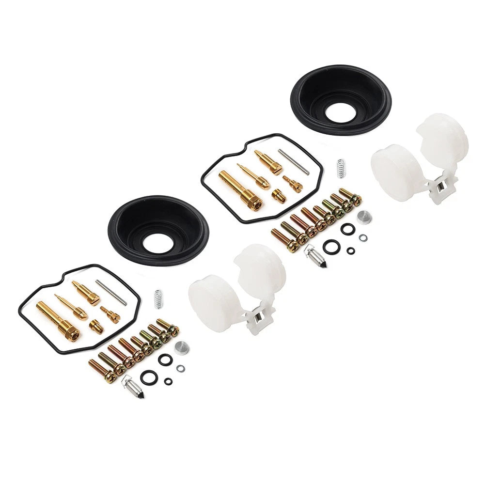 2X Carburetor Repair Kit Diaphragm Float for Kawasaki EX500 (1987–1993)