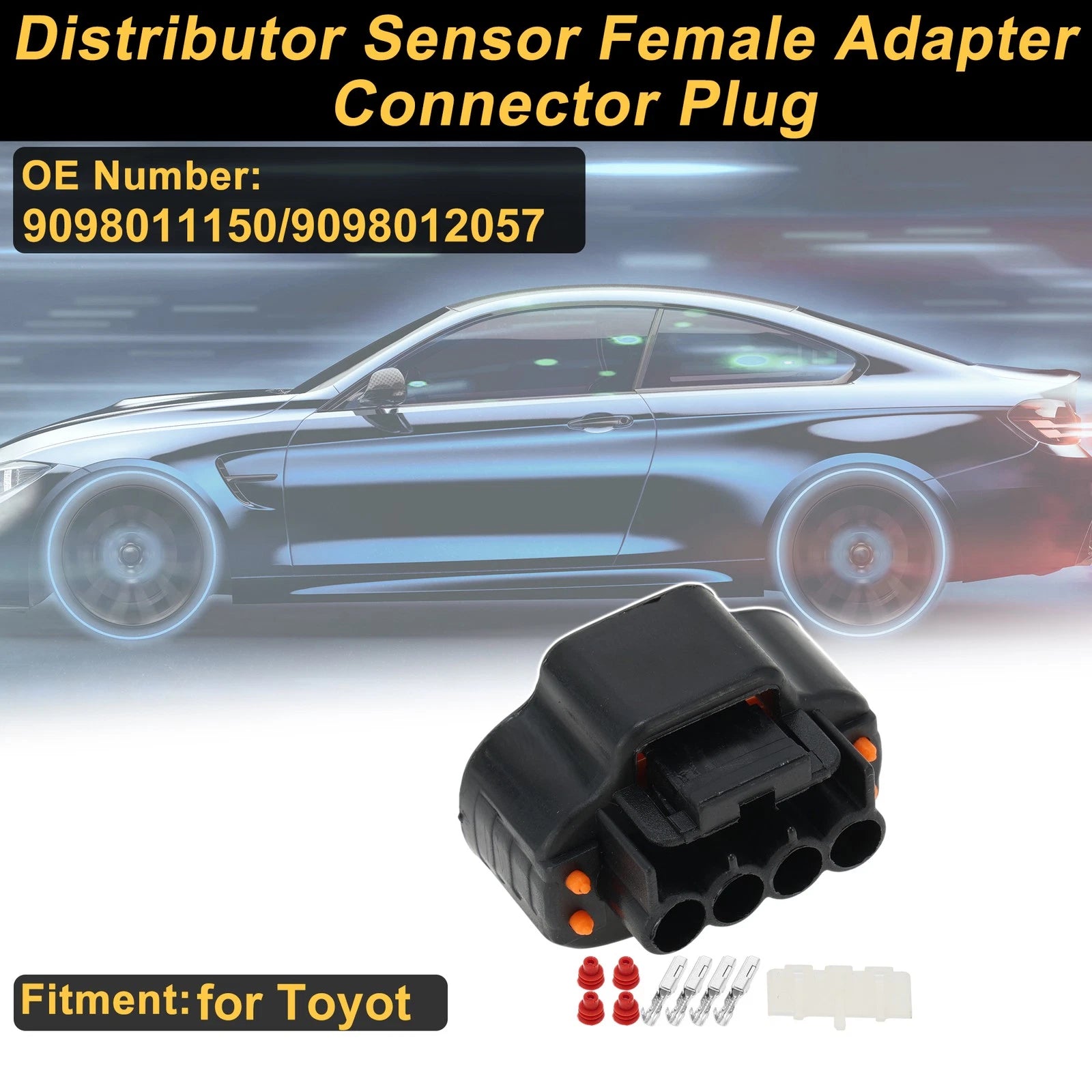 Distributor Sensor Connector Plug Pin Set for Toyota (2000–2023)