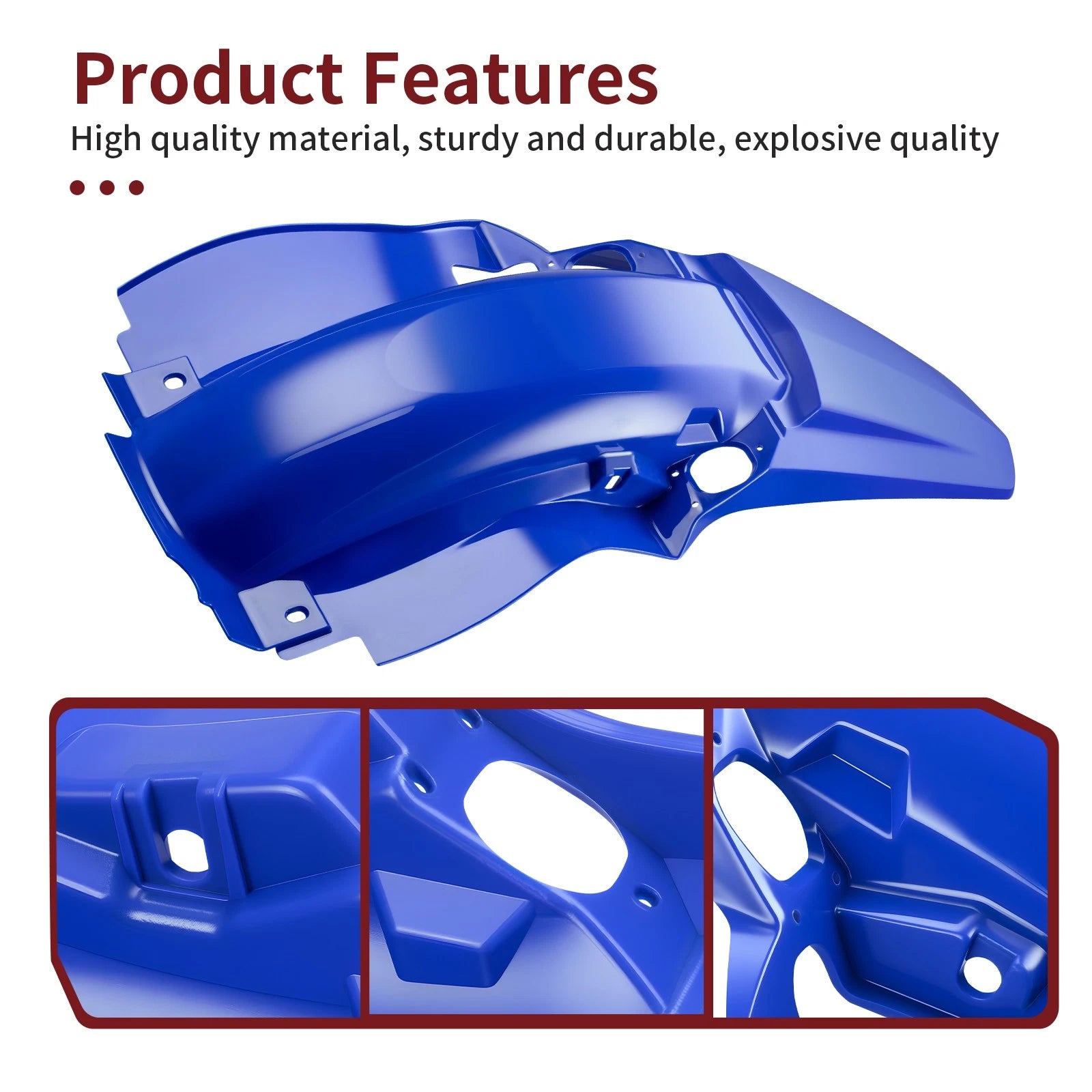 Rear Fender for Yamaha TTR230 TT-R (2005–2024) 1C6-F1611-00-00