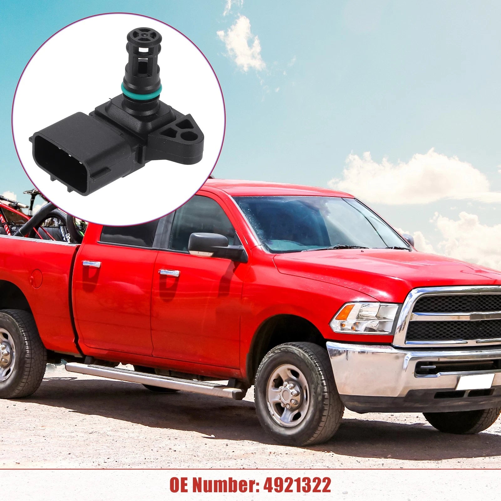 Manifold Absolute Pressure Sensor Replacement for Dodge Ram 2500 (2008–2010)