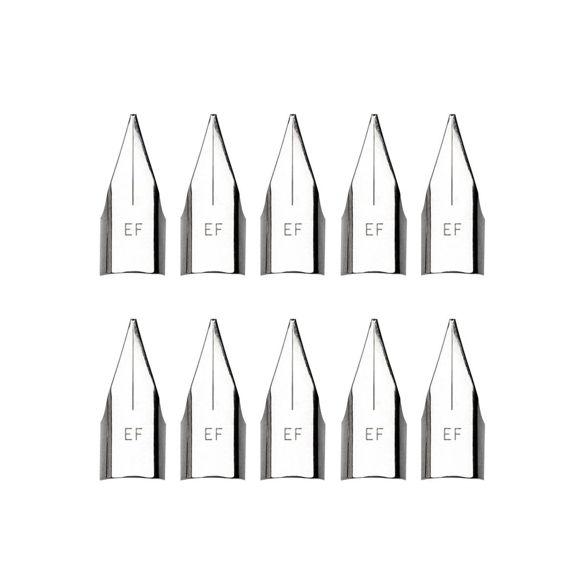 10pcs Stainless Steel Pen Nib Tip EF/F for 9138/359