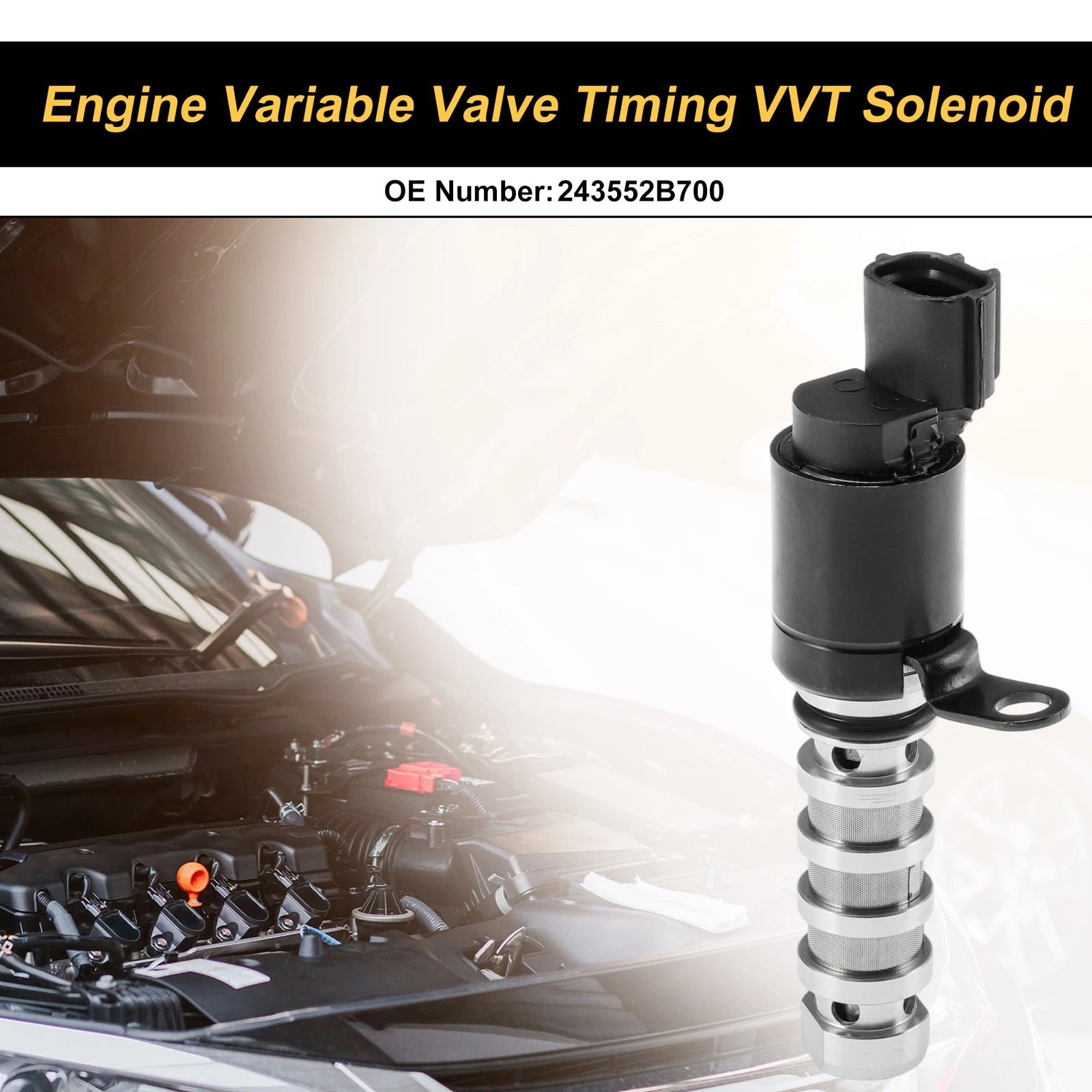 Engine Variable Valve Timing VVT Solenoid Replacement for Hyundai Accent (2012–2019)