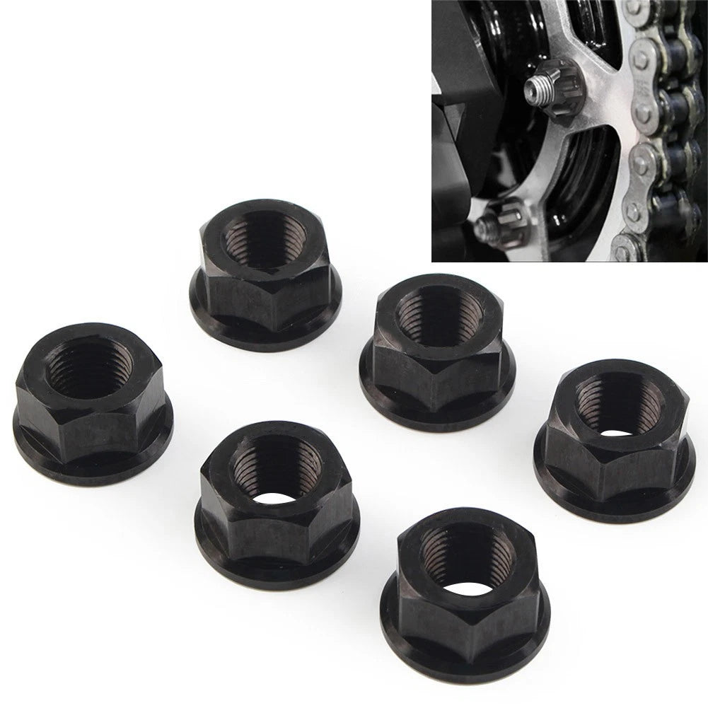 Rear Sprocket Nuts M101.0 Fit Ducati Streetfighter Panigale V4 S Speciale Black
