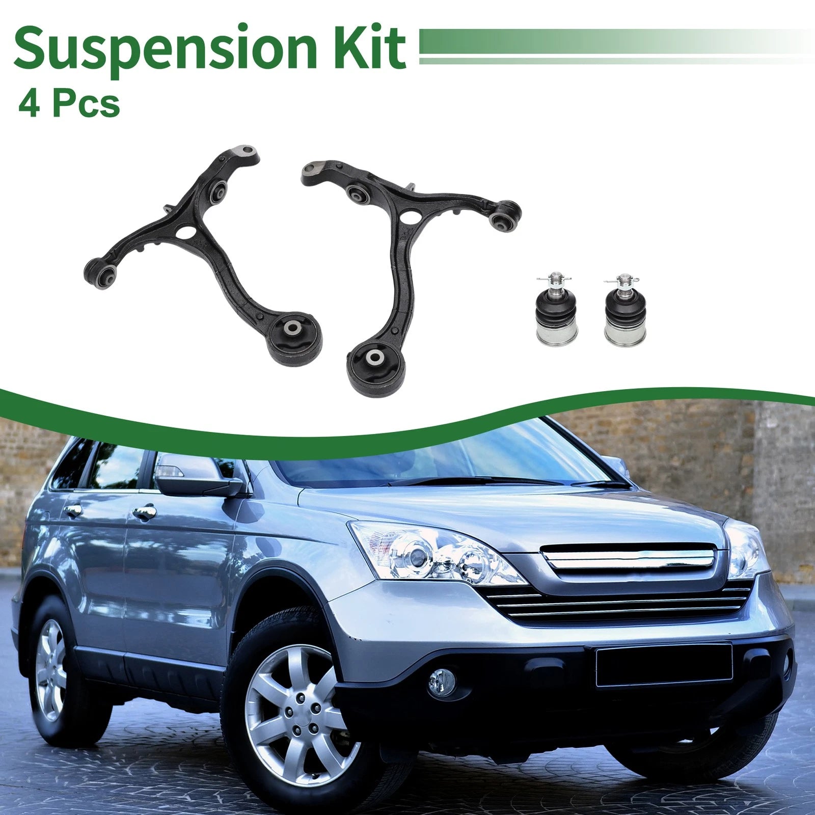 4pcs Front Suspension Control Arm Ball Joint Kit for Honda Accord (2003–2012)