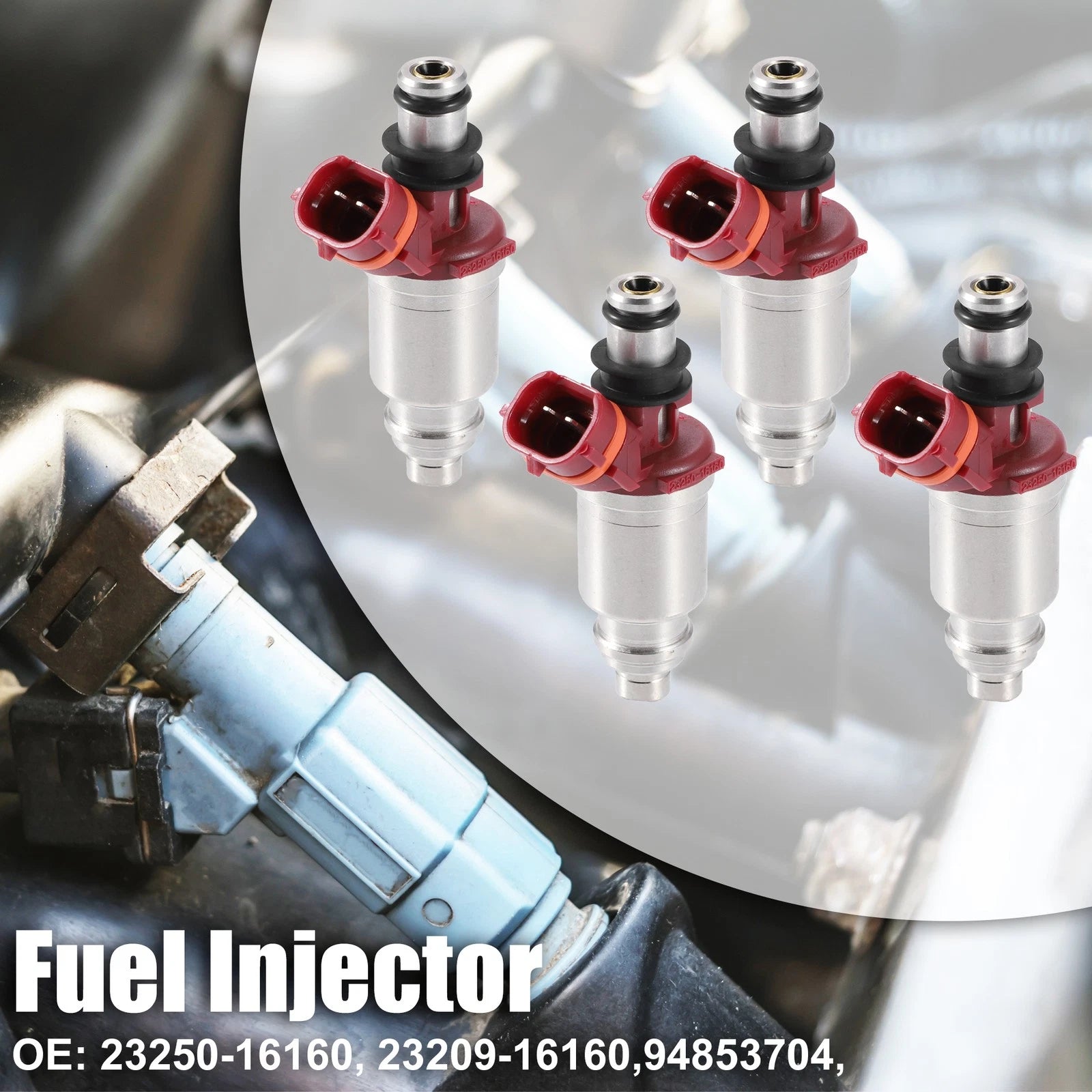 4pcs Fuel Injector Replacement for Toyota Celica 1.8L (1994–1997)