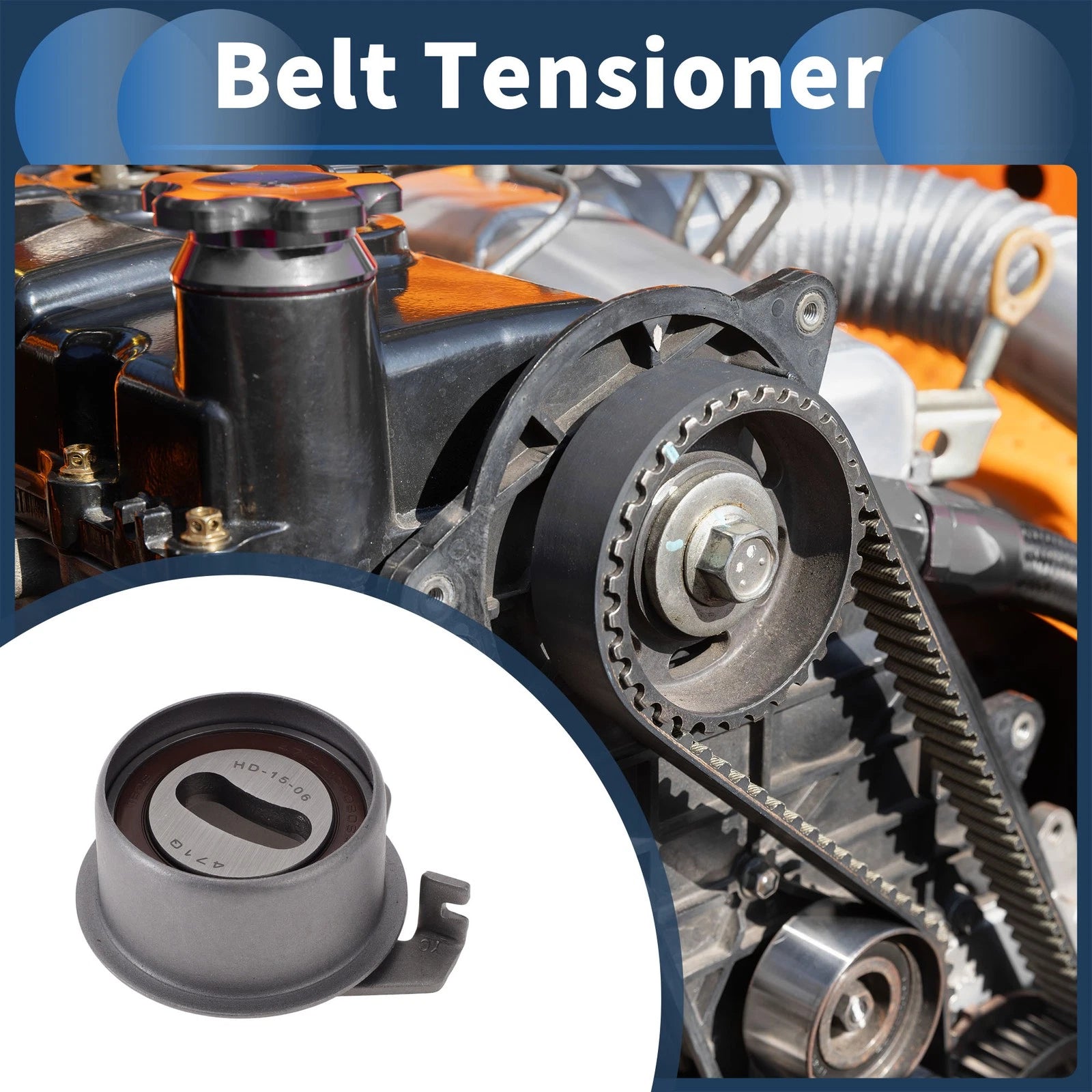Belt Tensioner for Mitsubishi Mirage (1997–2002) OEM Replacement Metal 1 Pc