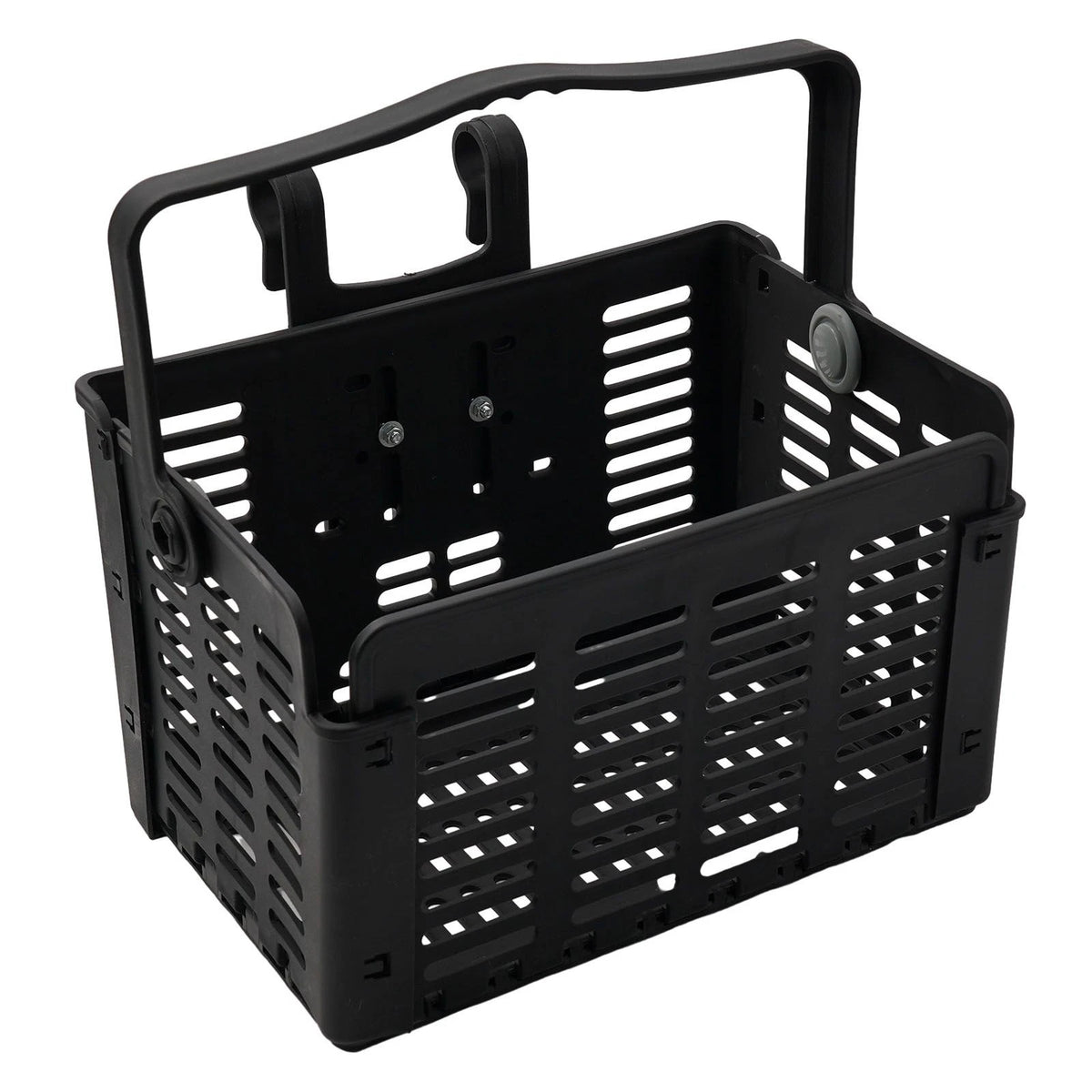 Detachable Black Anti-Scratch Bike Basket for Handlebar Bicycle