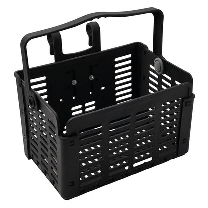 Detachable Black Anti-Scratch Bike Basket for Handlebar Bicycle